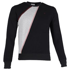 Felpa Dior con pannello a contrasto in cotone nero Nero