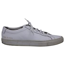 Autre Marque-Common Projects Achilles Low Sneakers in White Leather-White