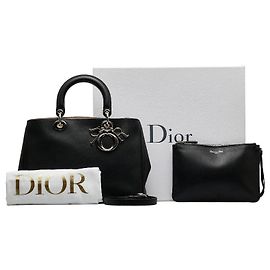 Einkaufstasche aus Diorissimo-Leder Schwarz