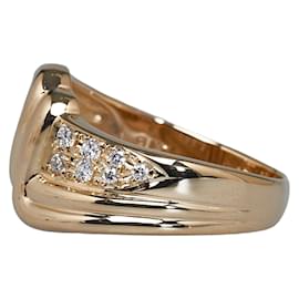 Tasaki-18K Gold Diamond Ring-Golden