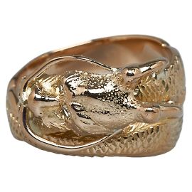& Other Stories 18k Gold Dragon Ring Golden