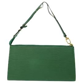 Louis Vuitton-LOUIS VUITTON Epi Pochette Accessoires Pouch Vintage Green M52984 Auth ar10154b-Green