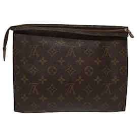 Louis Vuitton-Louis Vuitton Monogram Poche Toilette 26 Pouch M47542 LV Auth 53885-Monogram