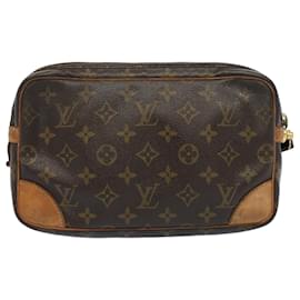 Louis Vuitton-LOUIS VUITTON Monogram Marly Dragonne GM Clutch Bag M51825 LV Auth 53878-Monogram