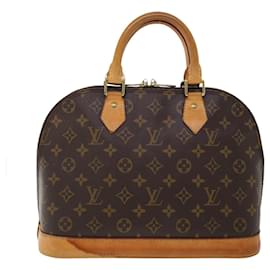 Louis Vuitton-Bolsa de mão M LOUIS VUITTON com monograma Alma M51130 Autenticação de LV 53187-Monograma