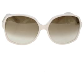 Gucci-Gafas de sol GUCCI Plástico Blanco Auth cl779-Blanco