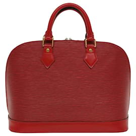 Louis Vuitton-LOUIS VUITTON Epi Alma Borsa a mano Castigliana Rossa M52147 LV Aut 53114-Altro