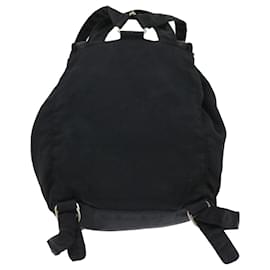Prada-PRADA Backpack Nylon Black Auth bs8166-Black