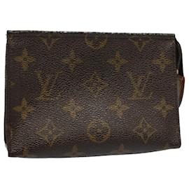 Louis Vuitton-Louis Vuitton Monogram Poche Toilette 15 Pouch M47546 LV Auth 53048-Monogram