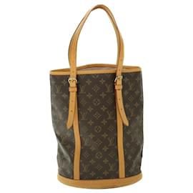Louis Vuitton-LOUIS VUITTON Monogram Bucket GM Shoulder Bag M42236 LV Auth 53836-Monogram