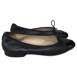 Bailarinas CHANEL T.EU 35.5 de cuero Negro