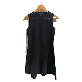 LOUIS VUITTON LOUIS VUITTON Sleeveless dress one piece RW172W Rayon Black Used  Women size XL RW172W｜Product Code：2104102172882｜BRAND OFF Online Store