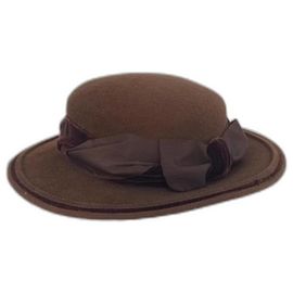 Autre Marque Vintage hat from Brigatti Milano Brown