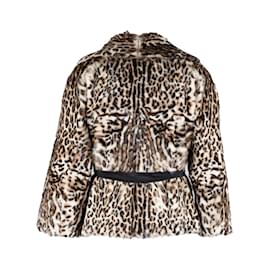 Autre Marque-Collection Privée Leopard Pattern Fur Jacket-Multiple colors