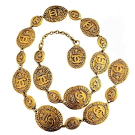 Chanel-cinturón/ collar coleccionista chanel vintage-Dorado