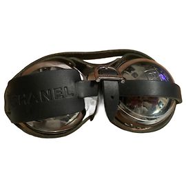 Chanel Pétanque Ball Leather Silvery Silvery