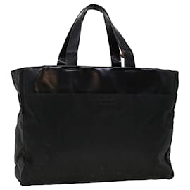 Prada-PRADA Tote Bag Nylon Black Auth ar9741-Black