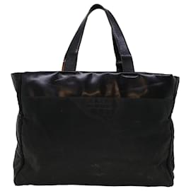 Prada-PRADA Tote Bag Nylon Black Auth ar9741-Black