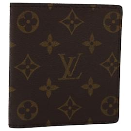 Louis Vuitton-LOUIS VUITTON Monogram Porte Billets 10 Cartes Credit Wallet M60883 auth 43345-Brown