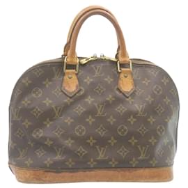 Louis Vuitton-LOUIS VUITTON Monogram Alma Hand Bag M51130 LV Auth ai311-Brown