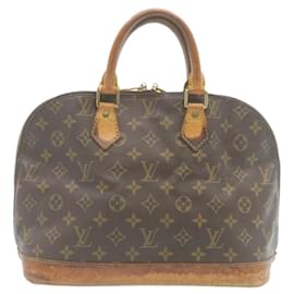 Louis Vuitton-LOUIS VUITTON Monogram Alma Hand Bag M51130 LV Auth ai311-Brown