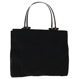 Gucci-GUCCI Hand Bag Canvas Black 0021024 1705 Auth ep1338-Black