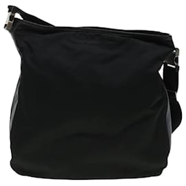 Prada-Bolsa de ombro PRADA Nylon Preto Auth ki3007-Preto