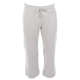 Burberry-Pantalon de jogging Burberry en coton écru-Blanc,Écru