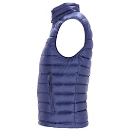 Autre Marque-Patagonia Quilted Ripstop Down Gilet in Navy Blue Polyester-Blue,Navy blue