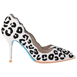 Sophia Webster Printed Pumps in White Leather Other