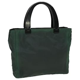 Prada-PRADA Hand Bag Nylon Green Auth bs6158-Green