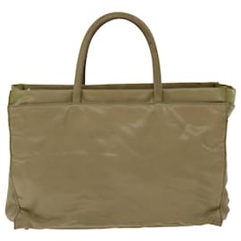 Prada-PRADA Hand Bag Nylon Khaki Auth bs6392-Green