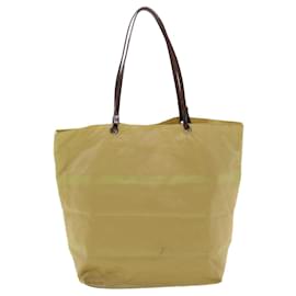 Fendi-FENDI Tote Bag Nylon Khaki Auth bs4859-Verde