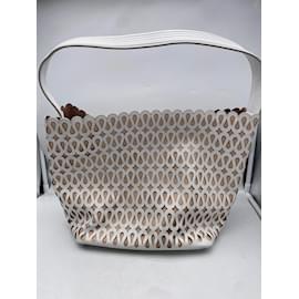 Alaïa-ALAIA  Handbags T.  leather-White