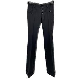 Balenciaga-BALENCIAGA  Trousers T.fr 36 WOOL-Black