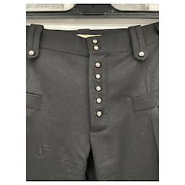 Balenciaga-BALENCIAGA  Trousers T.fr 36 WOOL-Black