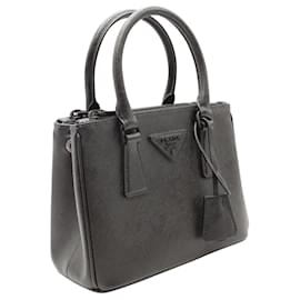 Prada-Black Galleria Saffiano Leather Mini Bag-Black