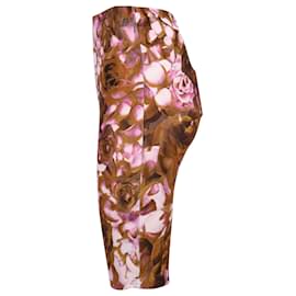 Alexander Mcqueen-McQ Alexander McQueen Rose Petal Knit Skirt in Floral Print Rayon-Other