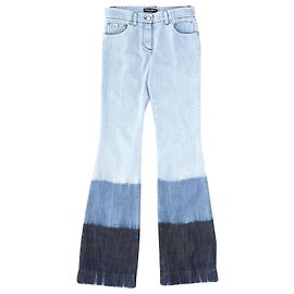 Dolce & Gabbana Jeans Gradient Flared em Algodão Azul Outro