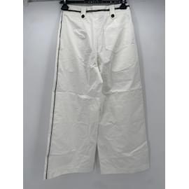 Autre Marque-NON FIRMATO / Pantaloni UNSIGNED T.Cotone internazionale M-Bianco