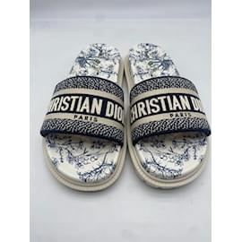 Dior-DIOR  Sandals T.eu 38 leather-Blue