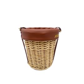 Jacquemus-JACQUEMUS  Handbags T.  Wicker-Brown