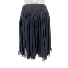 Prada-PRADA  Skirts T.fr 38 silk-Black