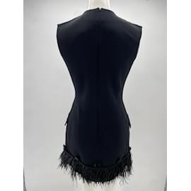 Autre Marque-DAVID KOMA Robes T.US 10 polyestyer-Noir