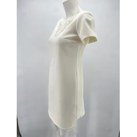 Versace-VERSACE Robes T. ca 40 polyestyer-Blanc