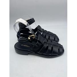 Autre Marque-ALOHAS  Sandals T.eu 37 leather-Black