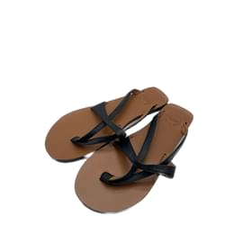 Autre Marque-ATP ATELIER  Sandals T.eu 37 leather-Black