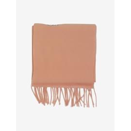 Acne-Pink baboon embroidered scarf-Pink