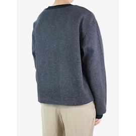 Joseph-Suéter mescla de lã cinza escuro - tamanho IT 42-Cinza