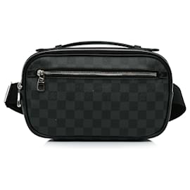 Louis Vuitton-Louis Vuitton Black Damier Graphite Ambler-Black